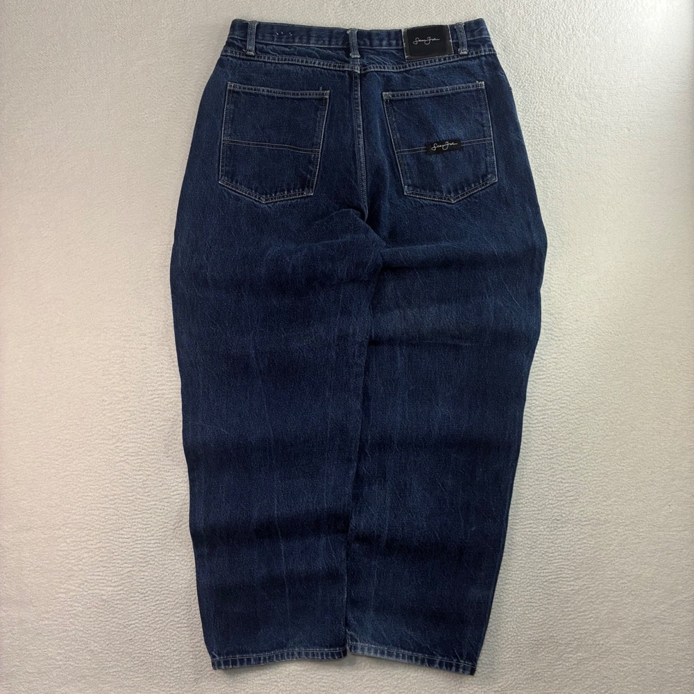 Vintage Sean John Baggy Jeans Men 34x32 Blue Relaxed Loose Skater Straight Y2K‎